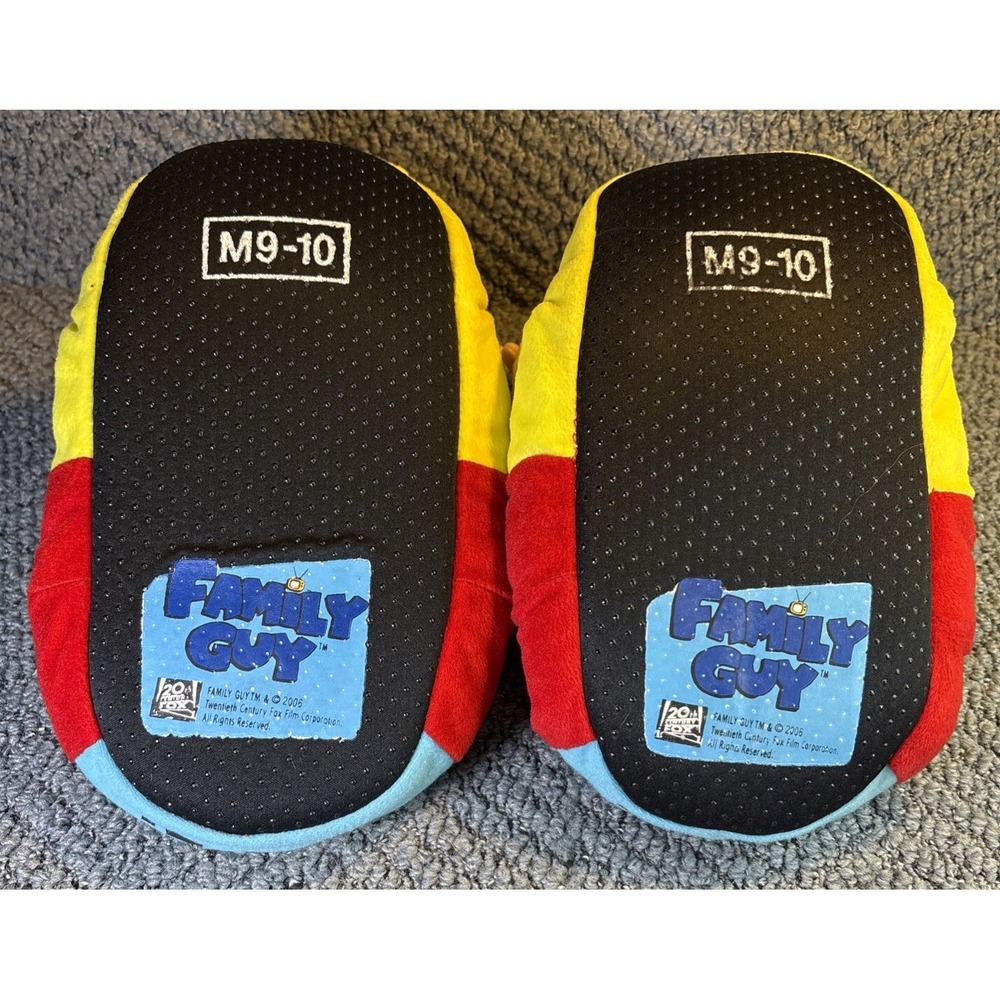 Family Guy Stewie Victory Shall Be Mine Novelty Slippers 2006, Size M(9-20) Used - Picture 9 of 12